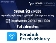 SYGNALIŚCI x RODO – wyzwania po pierwszych tygodniach obowiązywania ustawy