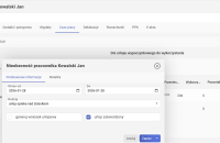 opieka na dziecko w systemie wFirma.pl