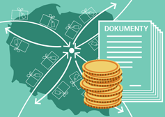 Eksport usług biurowych dla kontrahenta z UE i spoza niej