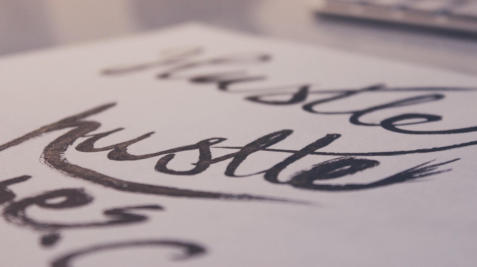 Hand lettering na długie zimowe wieczory