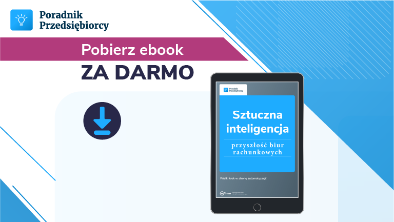 Sztuczna inteligencja w biurze rachunkowym - darmowy ebook PDF bez