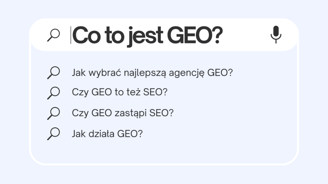 Co to jest GEO i jak wybrać najlepszą agencję GEO?