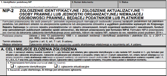 Jak wypełnić NIP-2?