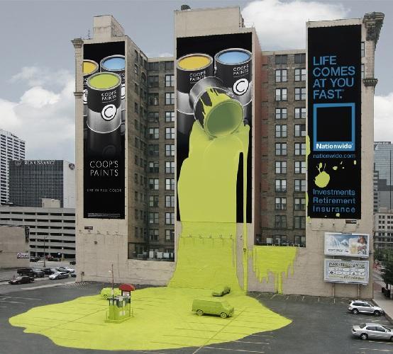 Reklamy wielkoformatowe z pomysłem