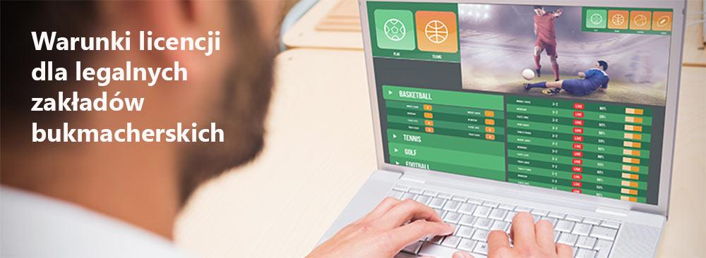 Licencja dla legalnych zakładów bukmacherskich