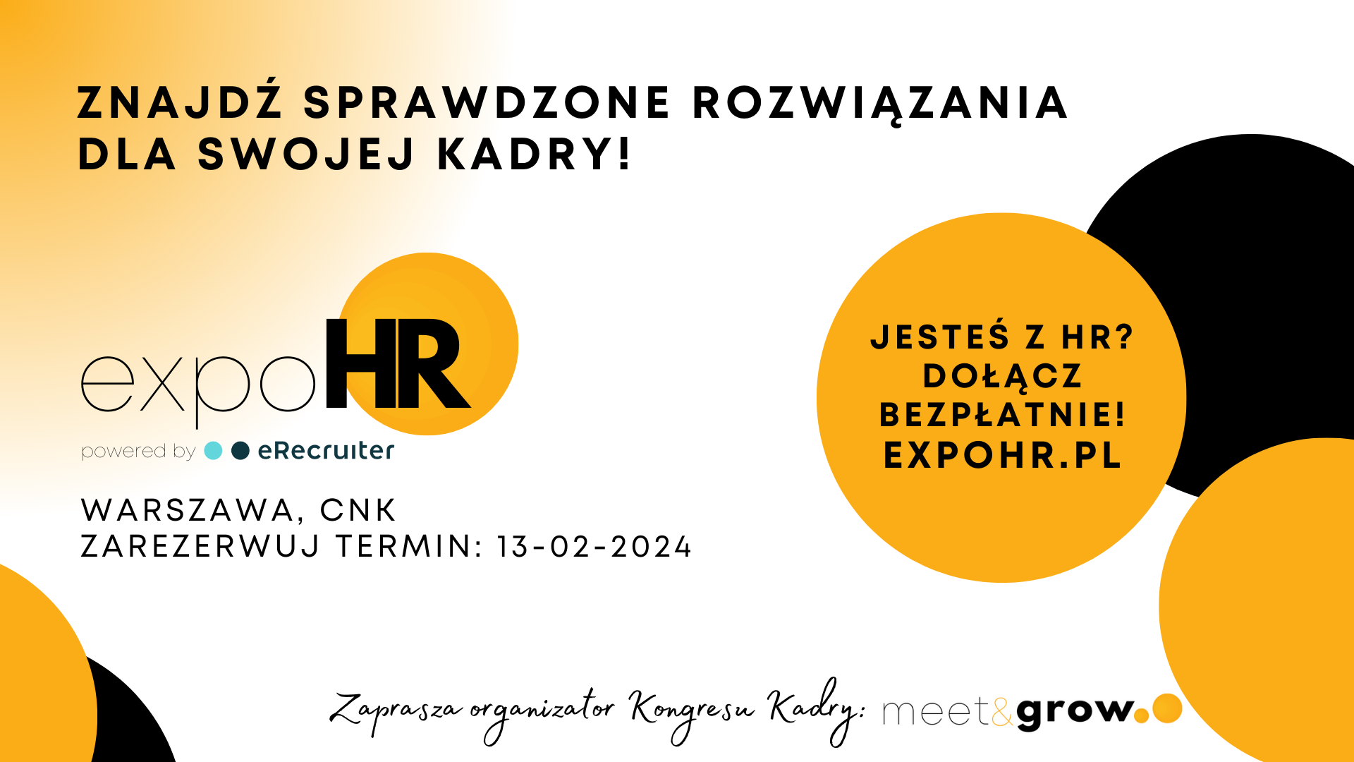 Expo HR - Sprawdzone rozwiązania dla Twojej kadry