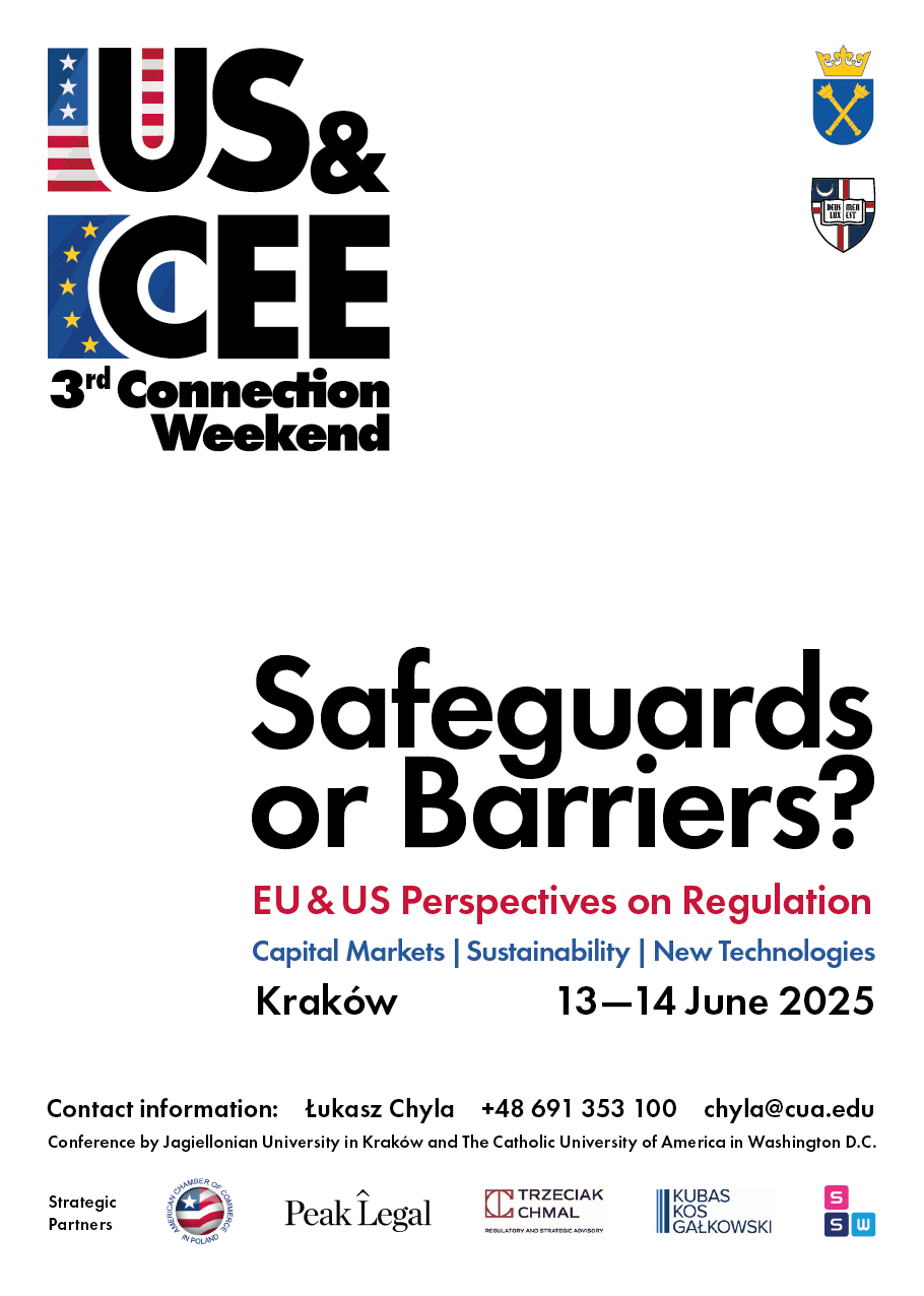UNIWERSYTET JAGIELLOŃSKI: The 3rd US-CEE Connection Weekend, 13-14 CZERWCA 2025 KRAKÓW