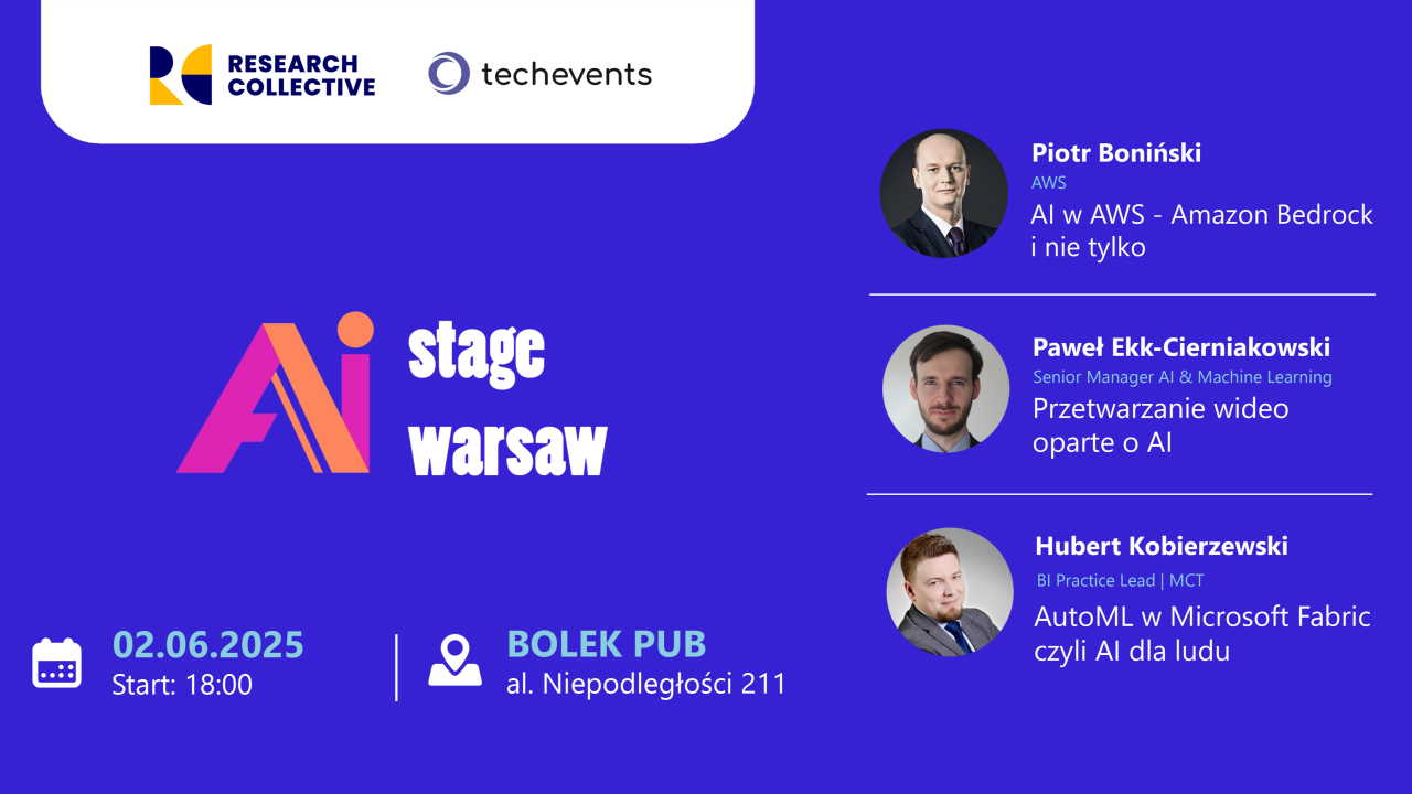AI Stage Warsaw #3 – sztuczna inteligencja w praktyce wraca na scenę!