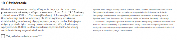 założenie działalności