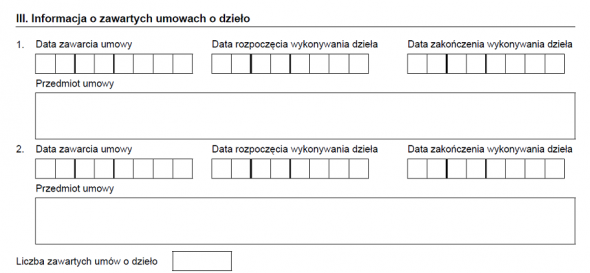 Zgłoszenie umowy o dzieło do ZUS-u informacja o umowach